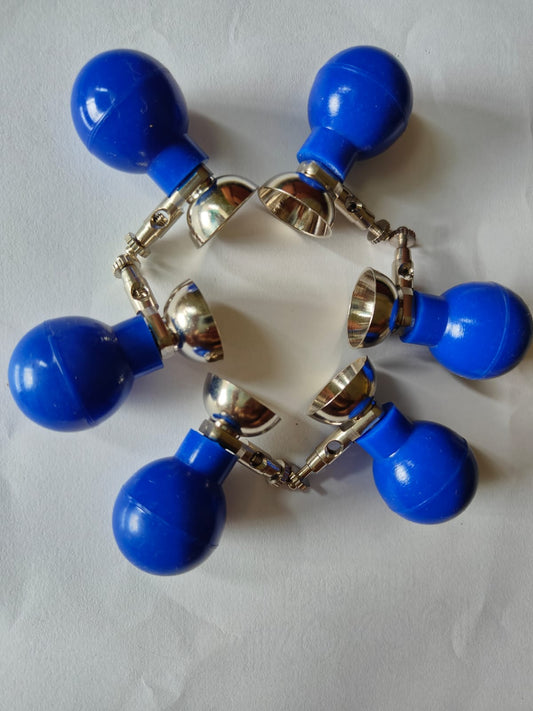 Chest Bulbs and Clamp Set for Resting ECG